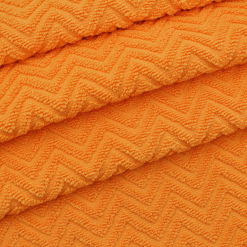 Pau 100% Cotton Bath Towel, Orange