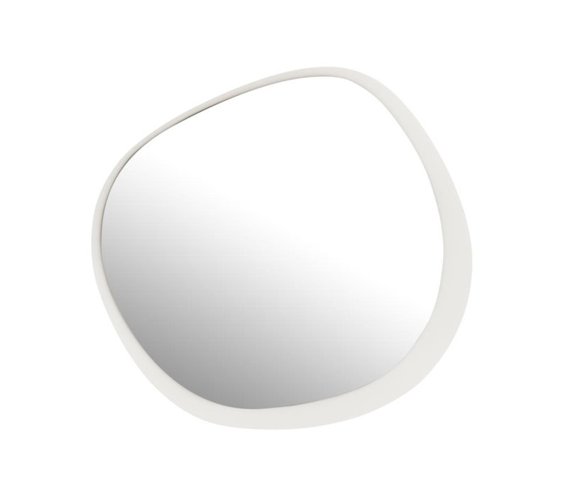 Spring / Summer 2024 Novelty Mirror, 32.2" x 34", White