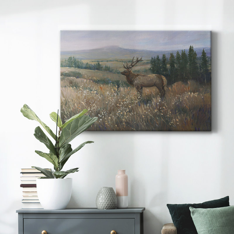 «Western Wildlife II», toile tendue avec châssis, H 12 po x l 18 po