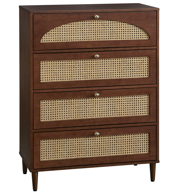 Commode de chambre Cortavious, Noyer