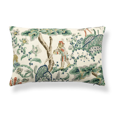 Kelmescott Hand Block Lumbar Pillow