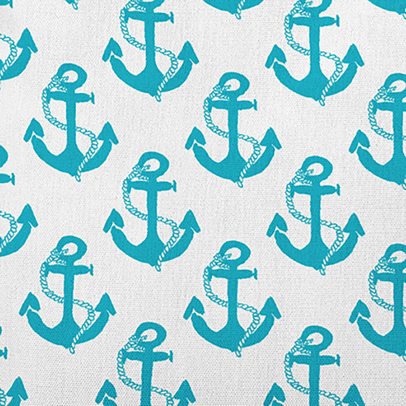 Coussin Nantucket, Turquoise des Caraïbes