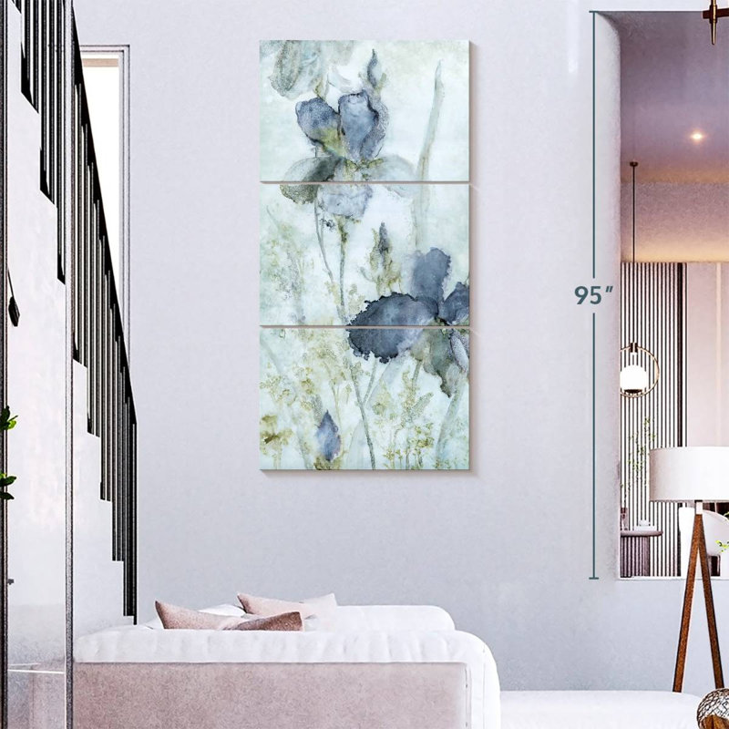 Morning Iris, 75" H x 36" W