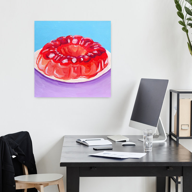 Contemporary Art Colourful Vibrant Abstract Wall Art, 18" H x 18" W