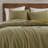 3PCS Full/Queen Waffle Washed Comforter Set