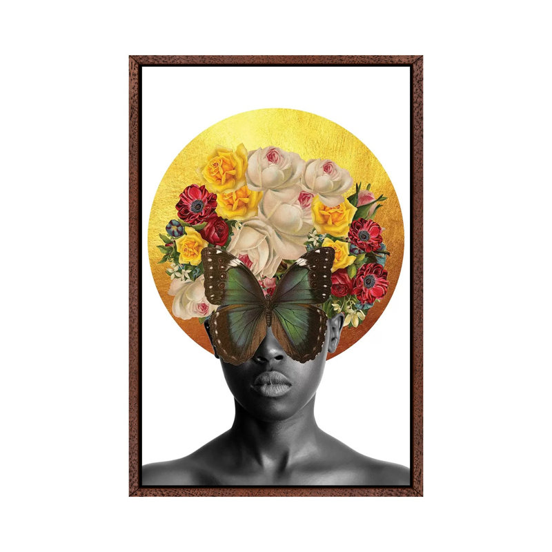 Gorgeous by Kiki C Landon - Print on Canvas, Classic Brown Wood Framed, 66.04cm H x 45.72cm W x 3.81cm D