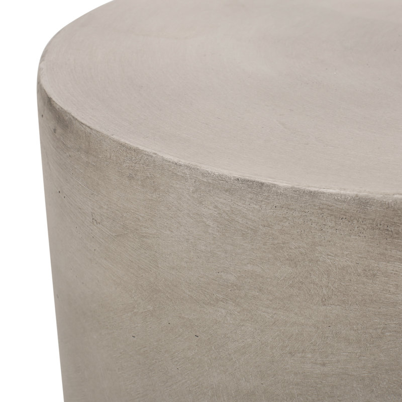 Table d'appoint d'extérieur en béton léger