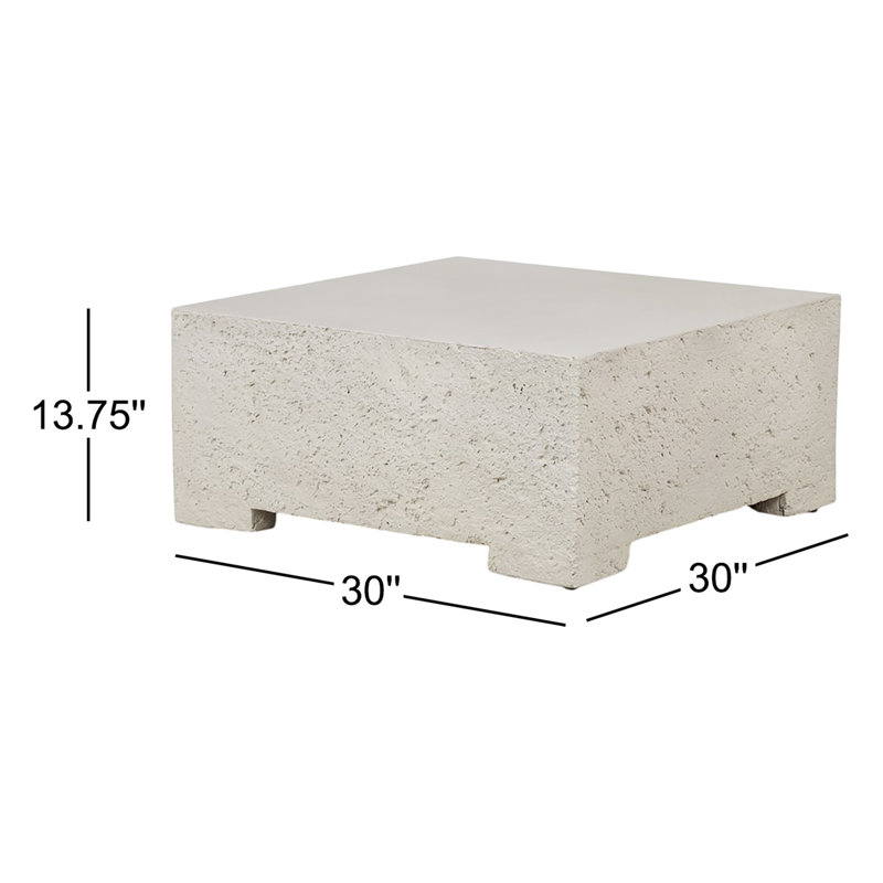 Otero Outdoor Square Coffee Table