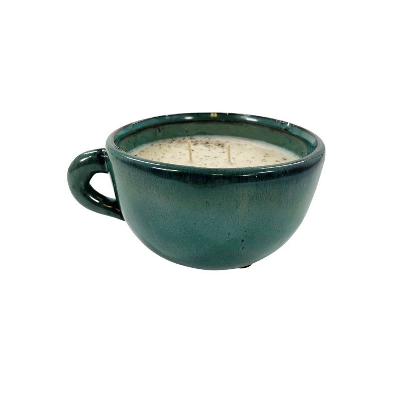 Woodsy Scented Novelty Candle with Ceramic Holder