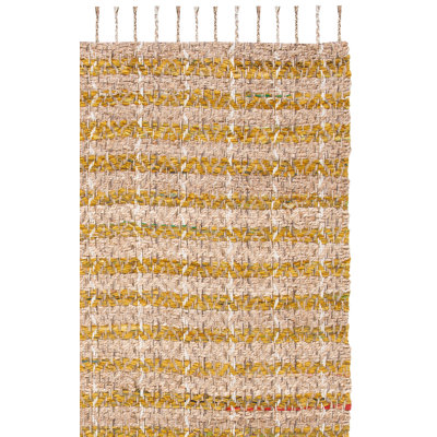 Cirrus Hand Woven 0.7 Jute 0.3 Cotton Striped Rug