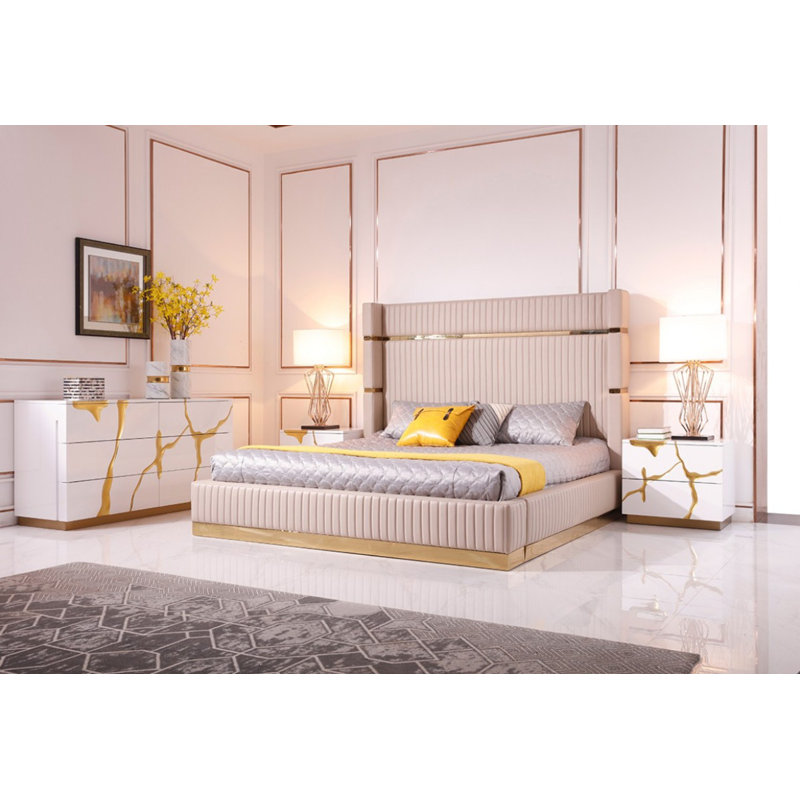 Ensemble de chambre configurable avec lit plateforme 