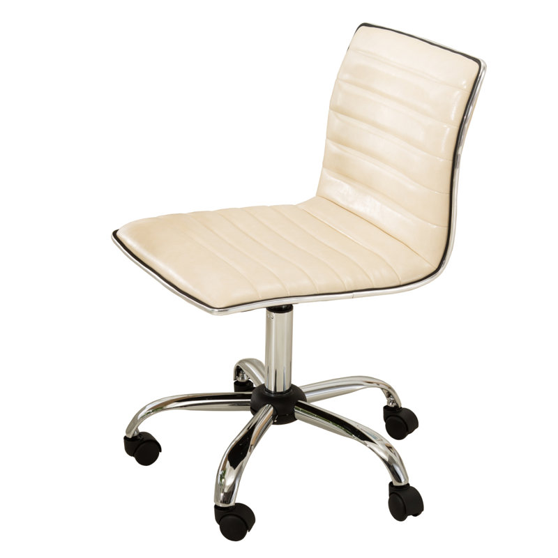 Chaise de bureau Fremo Chromel, Beige