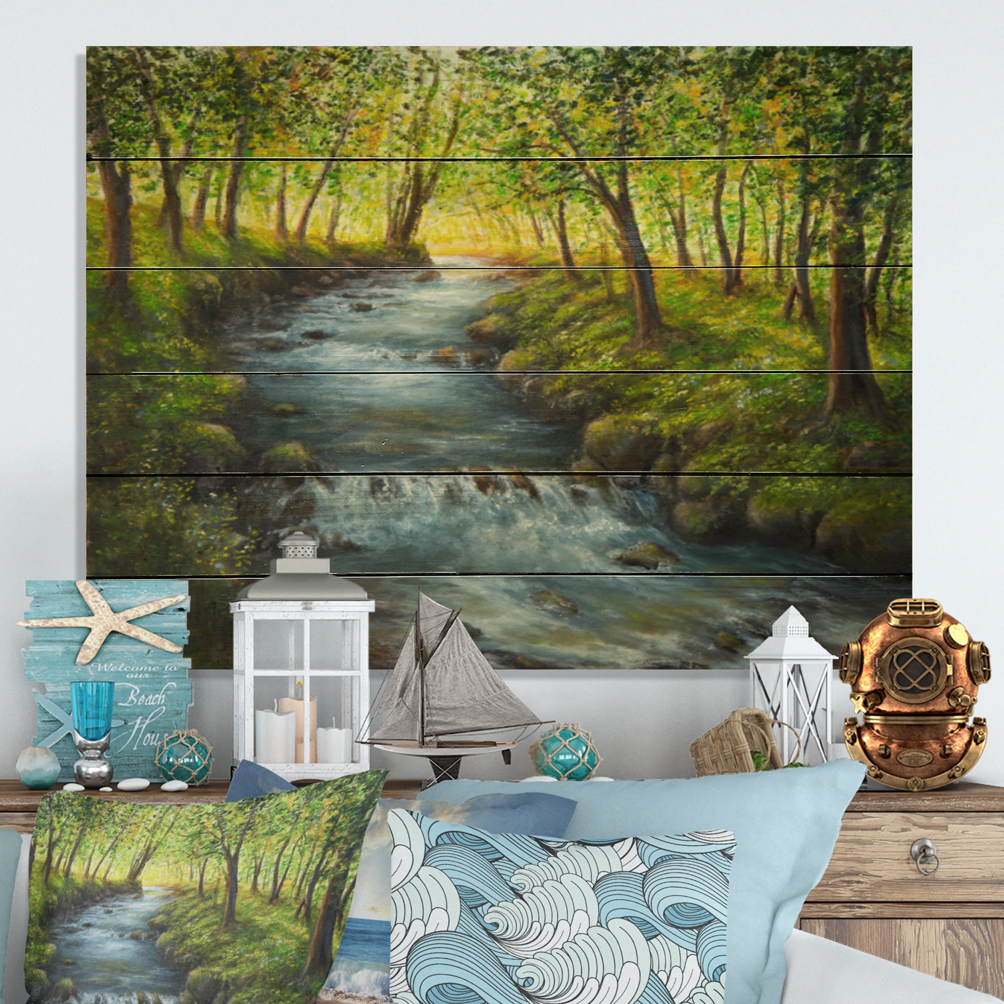 Millwood Pines Beautiful Spring River In Forest II Beautiful Spring ...