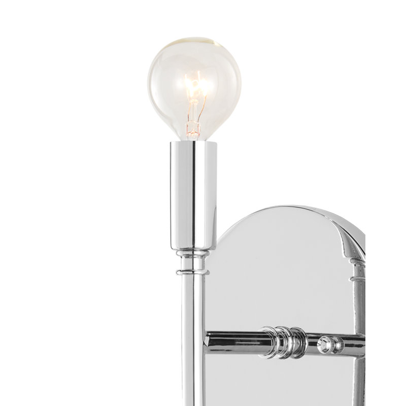 Bagno 1 - Light Armed Sconce, Polished Nickel