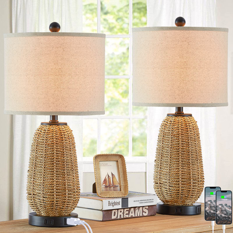 Metal USB Table Lamp