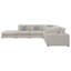 Canapé modulaire rembourré avec coussins réversibles 6 pièces Rhette Beige-367279820