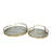 Stainless Steel Metal Mirrored Decor Tray Set-62787581