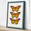 Monarch Triptych Botanical - Wrapped Canvas-1439195151-1439195142