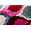 Coussin décoratif en velours géométrique
