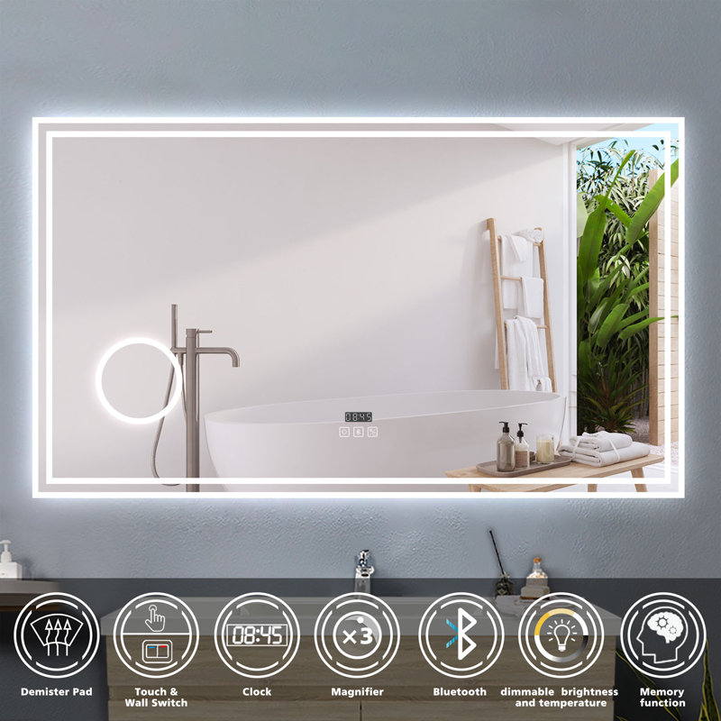 Cliett Rectangle Mirror, 70cm x 120cm
