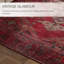 Tapis rouge / brun lavable à la machine Beesley-1617941356