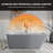 65'' Freestanding Soaking Terrazzo Bathtub With Center Drain In Gray