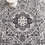 Tapis oriental ivoire et noir Highworth-15994388