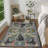 Washable Rugs  Area Rugs for Living Room, Soft Foldable Print Floor Mats Non-Slip Farmhouse Low Pile Stain-Resistant Vintage Carpet for Bedroom, Nursery, Home Office-1669192687-1669192685