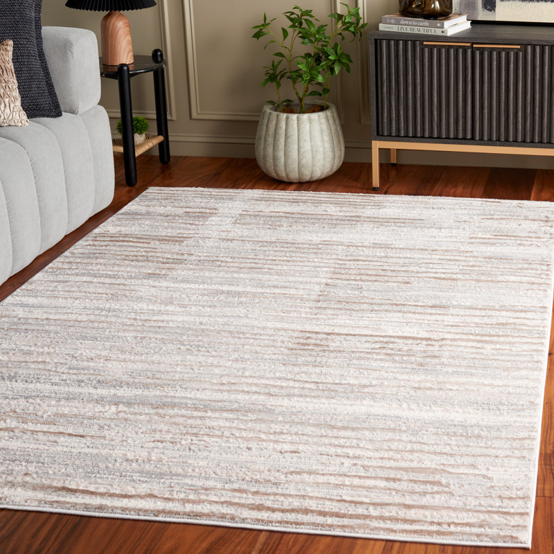 Tapis rayé Lagoon Performance, Rectangle 5 pi 5 po x 7 pi 7 po