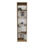 Bibliothèque Verdi Eco, 5 tablettes, bois manufacturé Macadamia / blanc-441403777-441403800