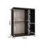 Sylina 2 Door Manufactured Wood Wardrobe-1008406258
