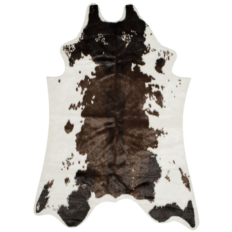 Tapis en peau de vache synthétique Gyula