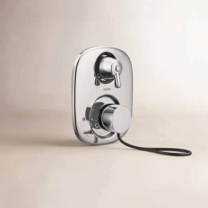 Align Three Function Thermostatic Shower Faucet Trim, Chrome