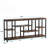 70.9 Inch Extra Long Industrial Console Table With 3-Tier Storage Shelves, Narrow Sofa Table For Entryway And Hallway, Rustic Accent Furniture