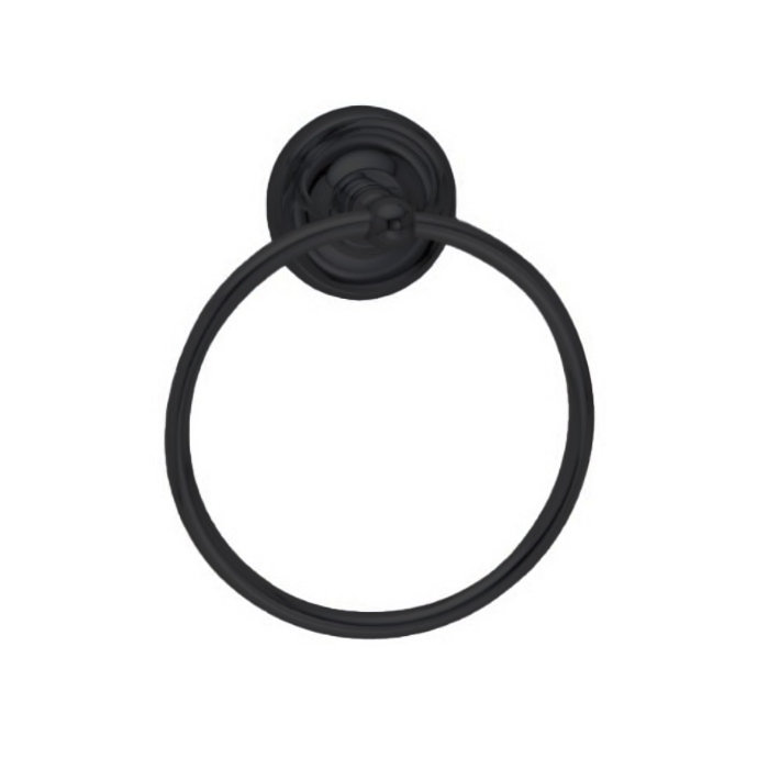 Blakely Towel Ring, Black