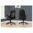 Office Chair,Adjustable Height,Swivel,Ergonomic,Armrests,Computer Desk,Work,Black Leather Look,Black Metal,Contemporary,