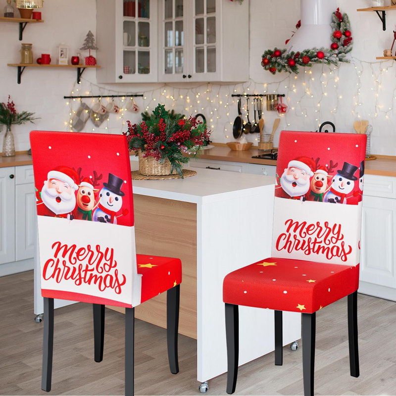 Christmas Red Seat Covers For Dining Chairs Red Living Room Chair