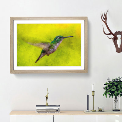 Hummingbird in Costa Rica - Picture Frame Painting Print