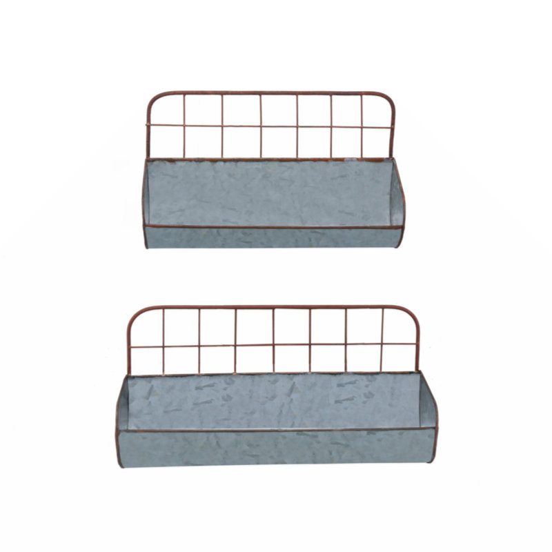 Kaiyu 2 Piece Metal Bracket Shelf