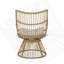 Chaise en osier à dossier haut avec table d'appoint-1901122078