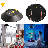 Miyabi Plastic Astrology & Stars Wind Chime