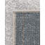 Tapis floral en polyester tissé à la machine en blanc / gris / bleu Lamm-427720469