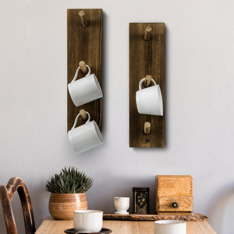 Solid Wood Mug Tree