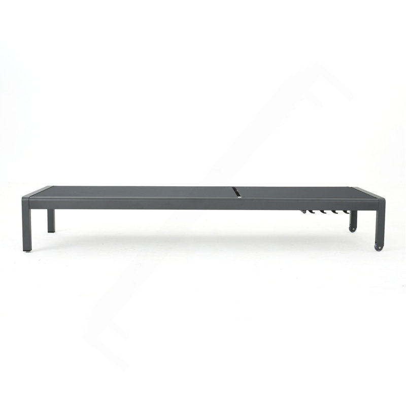Chaise longue Cape Coral KD, 1, Gris