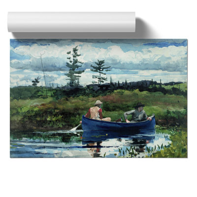 The Blue Boat by Winslow Homer - No Frame Painting