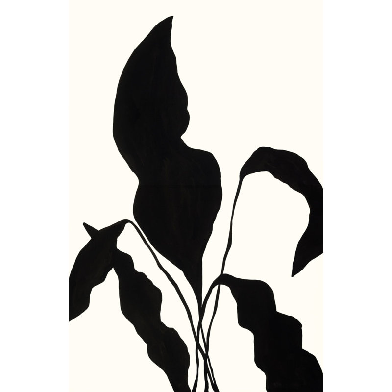 Silhouetted Flower 1 Print by Hable Construction, 33'' H x 23'' W