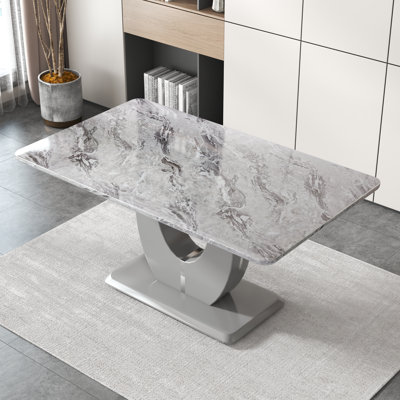 Vesta 63" Rectangular Wood Dining Table