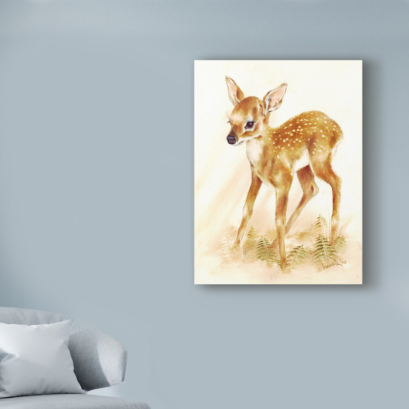 « fauve », reproduction de peinture à l’acrylique sur toile tendue, H 19 po x l 14 po x P 2 po