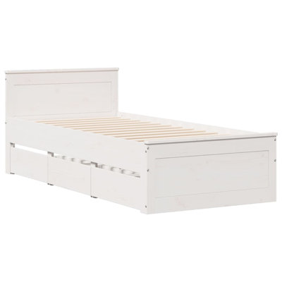 Dairine Solid Wood Storage Bed