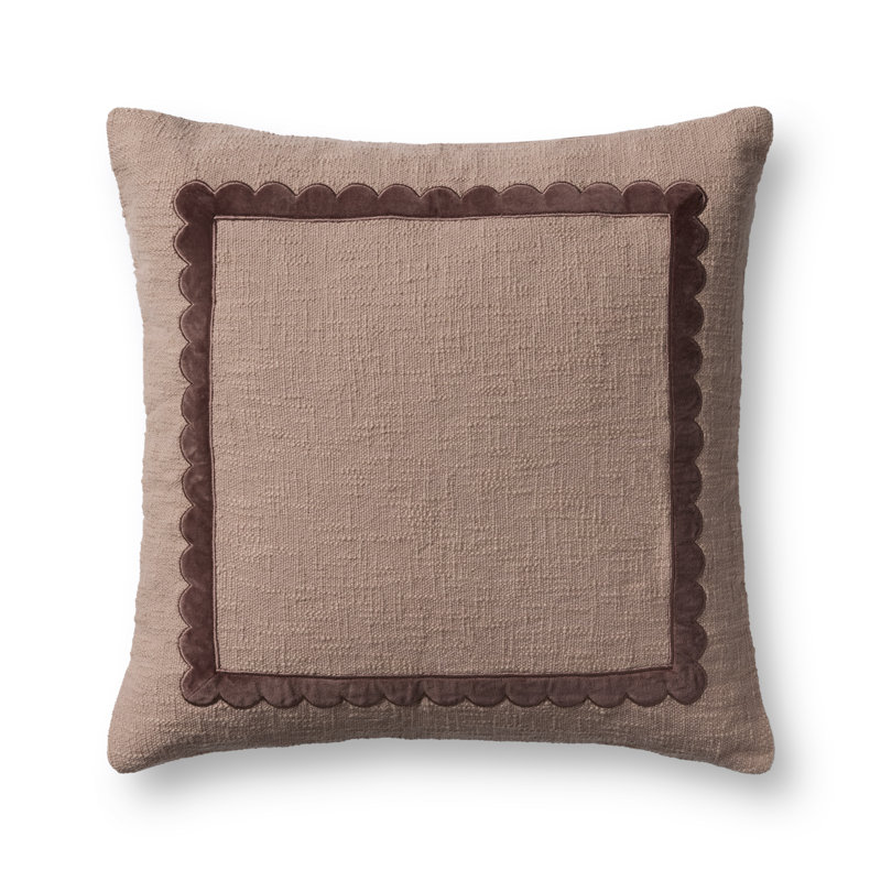 Lottie Reversible Throw Pillow, Pink, 22 po x 22 po, housse seulement
